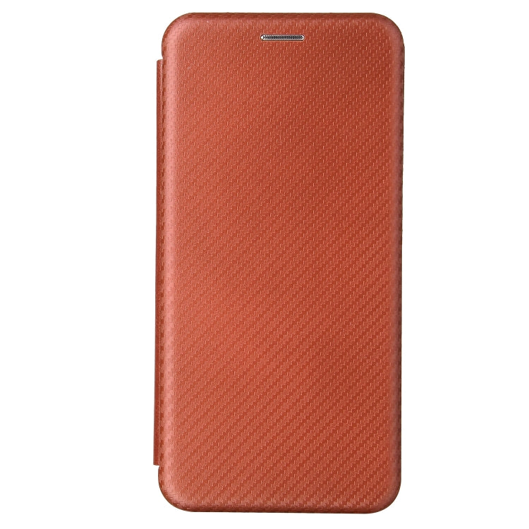 For Samsung Galaxy A41(JP Version) Carbon Fiber Texture Horizontal Flip TPU + PC + PU Leather Case with Rope & Card Slot