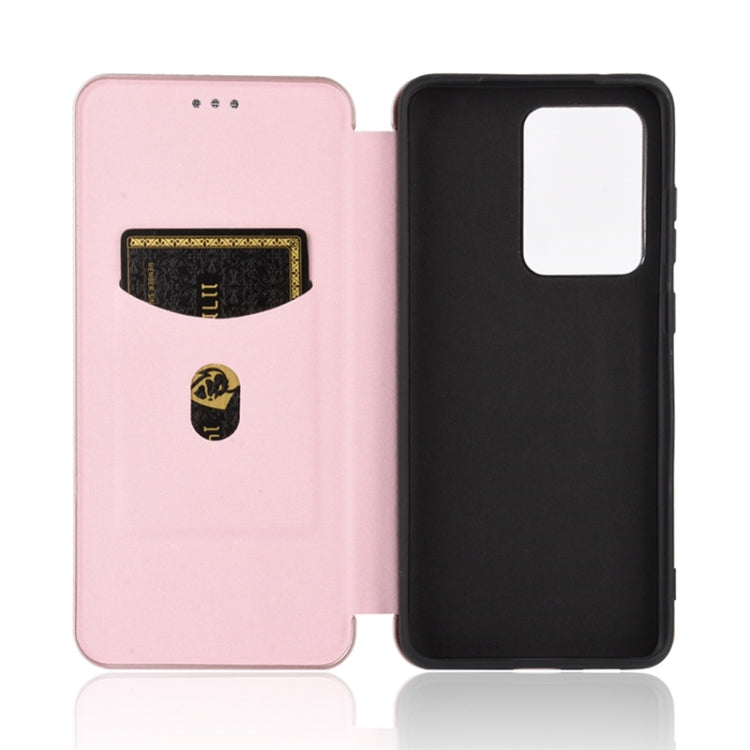 For Samsung Galaxy S20 Ultra Carbon Fiber Texture Horizontal Flip TPU + PC + PU Leather Case with Rope & Card Slot