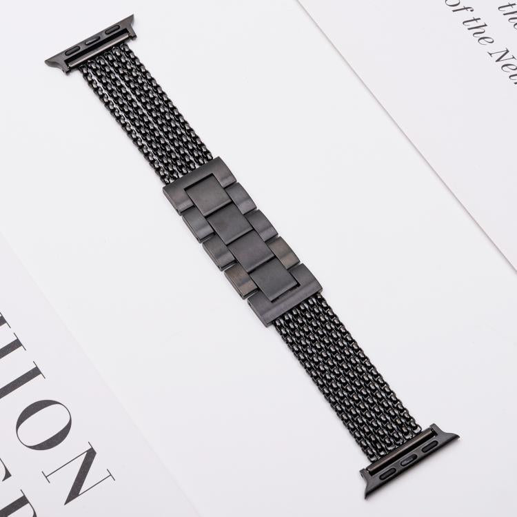 For Apple Watch 46mm / 49mm / 45mm / 44mm 6-Chain Stainless Steel Watch Band