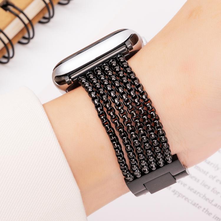 For Apple Watch 46mm / 49mm / 45mm / 44mm 6-Chain Stainless Steel Watch Band