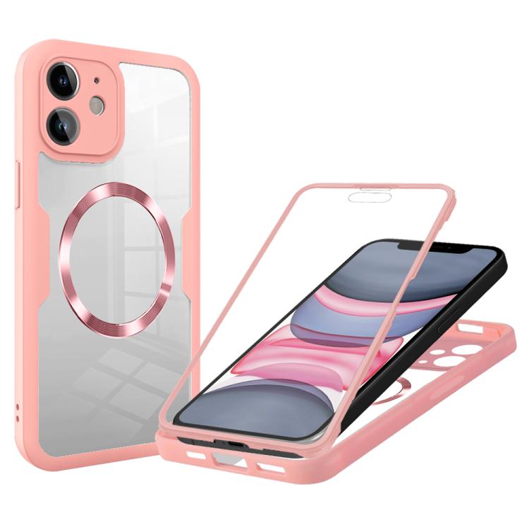 For iPhone 11 CD Texture MagSafe Phone Case