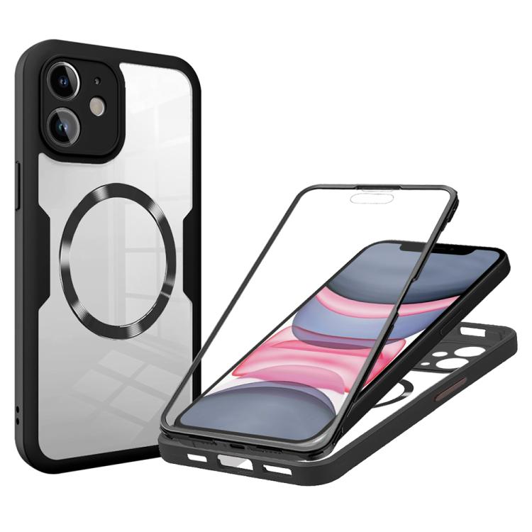 For iPhone 11 CD Texture MagSafe Phone Case