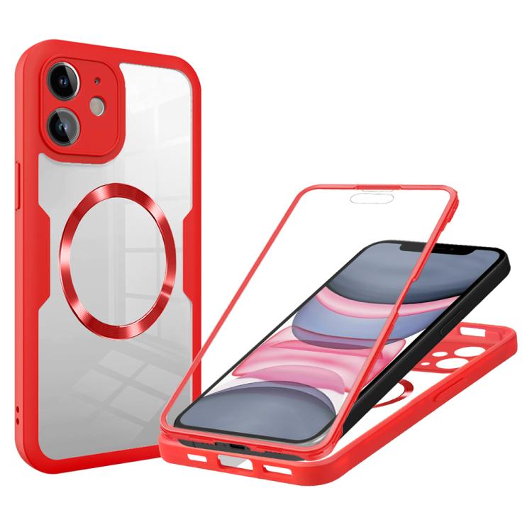 For iPhone 11 CD Texture MagSafe Phone Case
