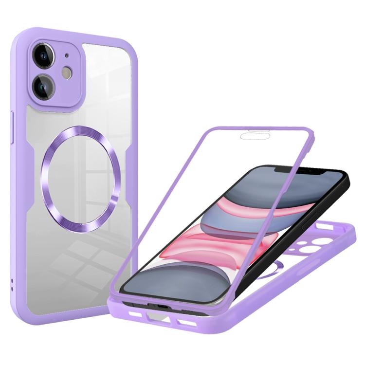 For iPhone 11 CD Texture MagSafe Phone Case