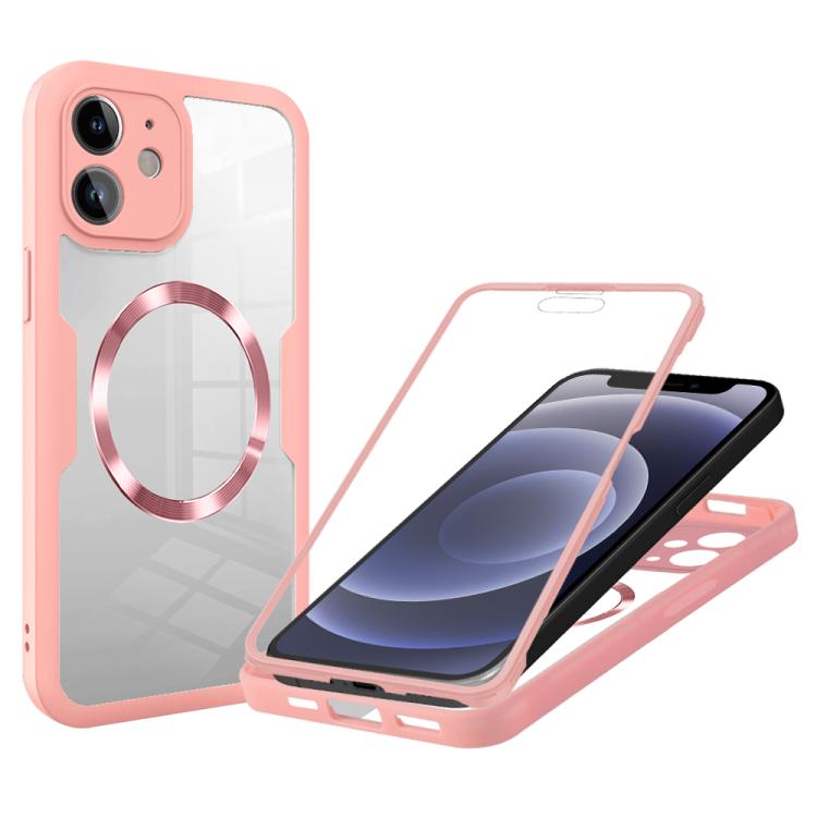 For iPhone 12 CD Texture MagSafe Phone Case