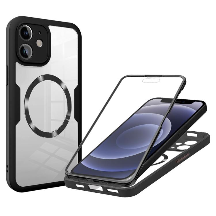 For iPhone 12 CD Texture MagSafe Phone Case