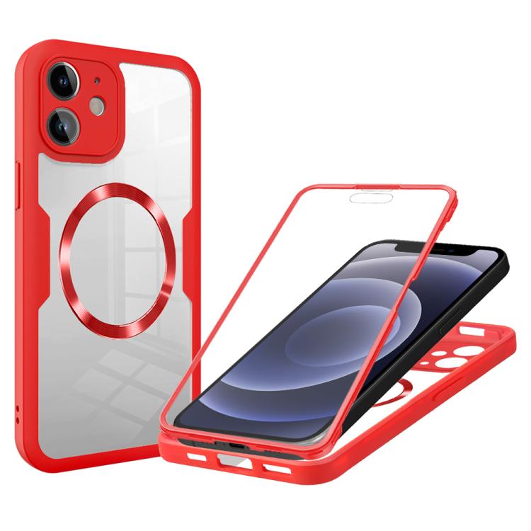 For iPhone 12 CD Texture MagSafe Phone Case