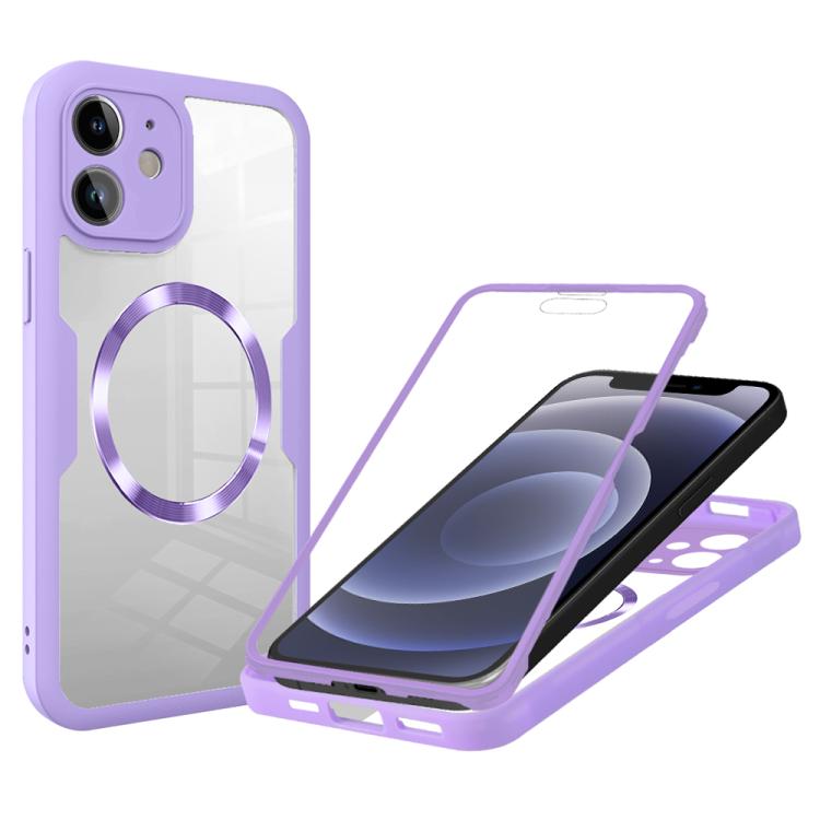 For iPhone 12 CD Texture MagSafe Phone Case