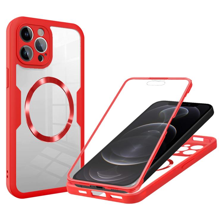 For iPhone 12 Pro CD Texture MagSafe Phone Case