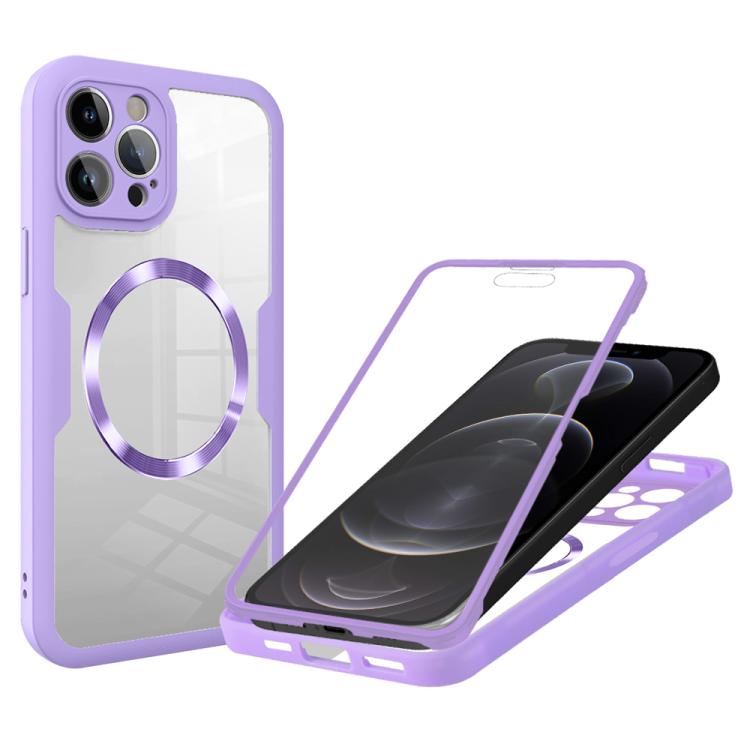 For iPhone 12 Pro CD Texture MagSafe Phone Case