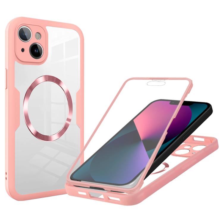 For iPhone 13 CD Texture MagSafe Phone Case