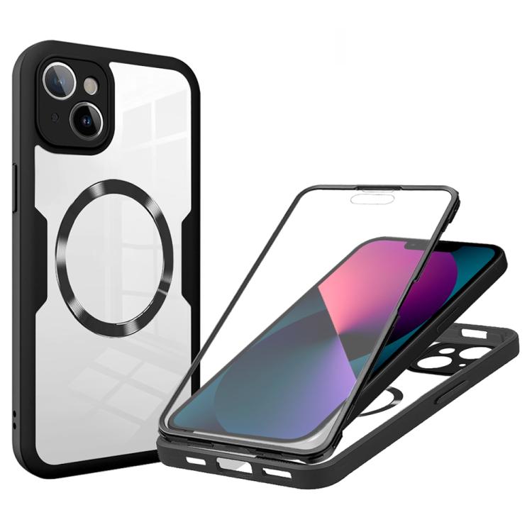 For iPhone 13 CD Texture MagSafe Phone Case