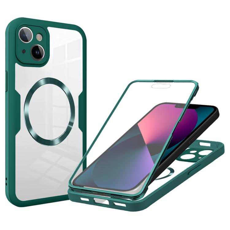 For iPhone 13 CD Texture MagSafe Phone Case