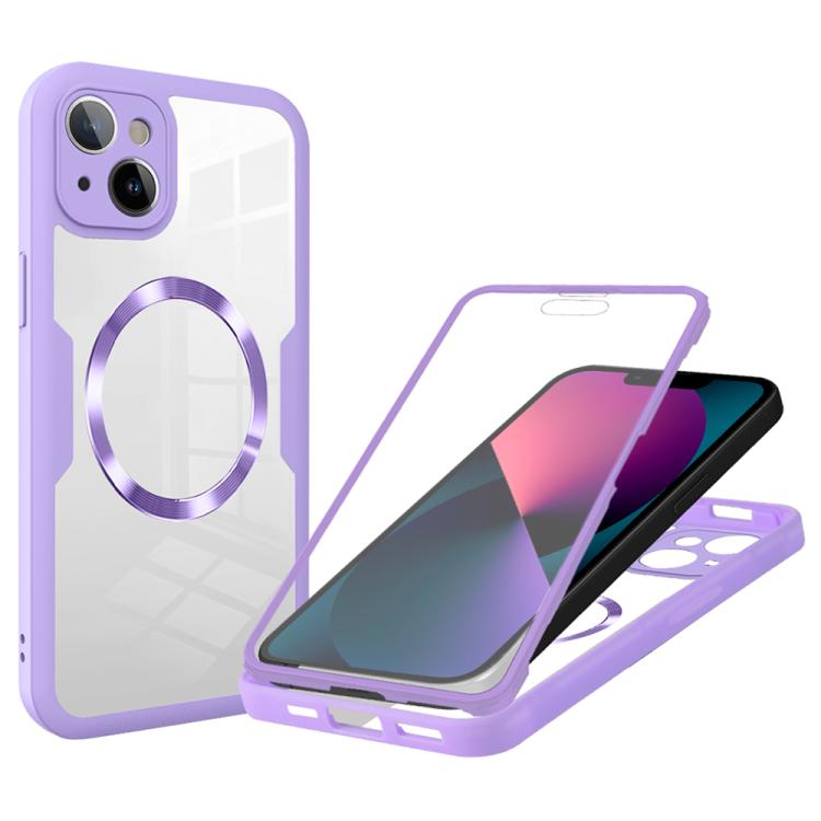 For iPhone 13 CD Texture MagSafe Phone Case