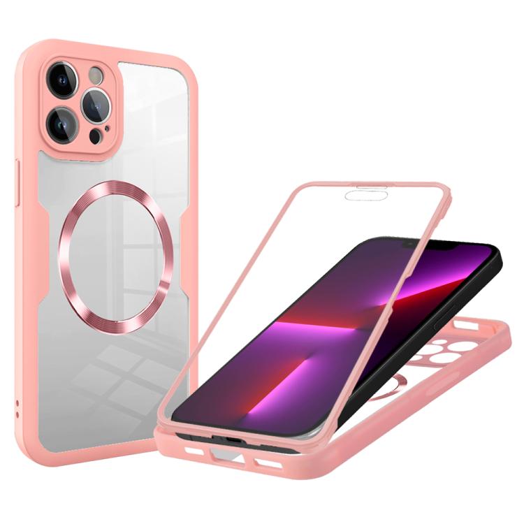 For iPhone 13 Pro CD Texture MagSafe Phone Case