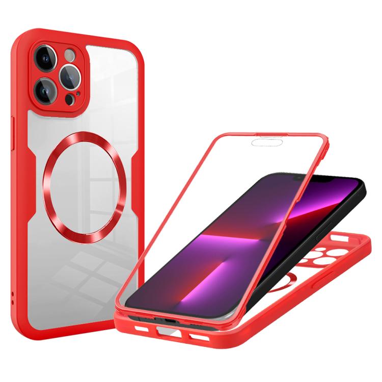 For iPhone 13 Pro CD Texture MagSafe Phone Case