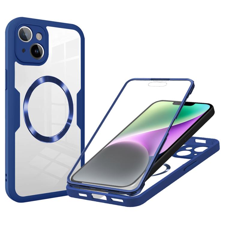 For iPhone 14 CD Texture MagSafe Phone Case
