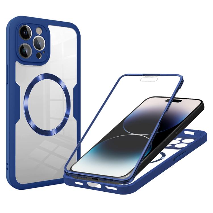 For iPhone 14 Pro CD Texture MagSafe Phone Case
