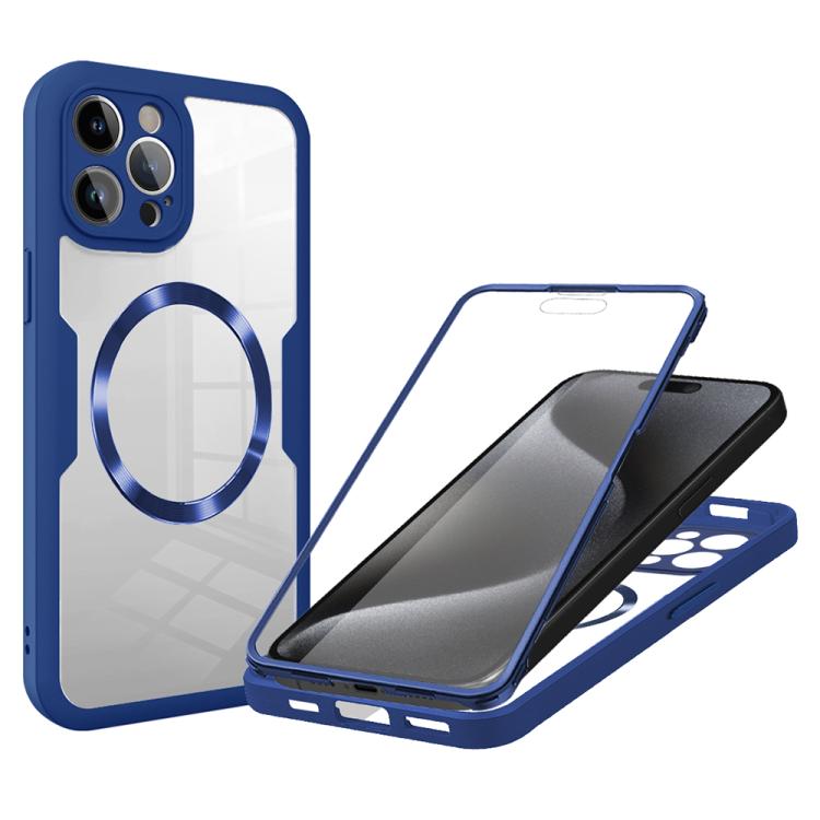 For iPhone 15 Pro CD Texture MagSafe Phone Case