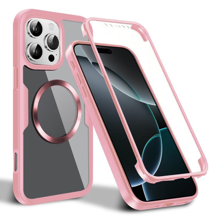 For iPhone 16 Pro CD Texture MagSafe Phone Case