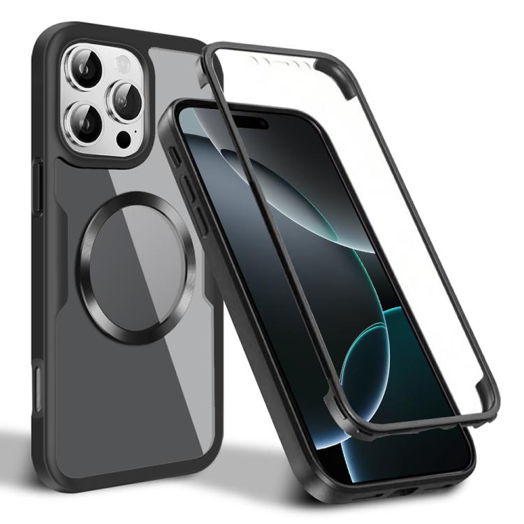 For iPhone 16 Pro CD Texture MagSafe Phone Case