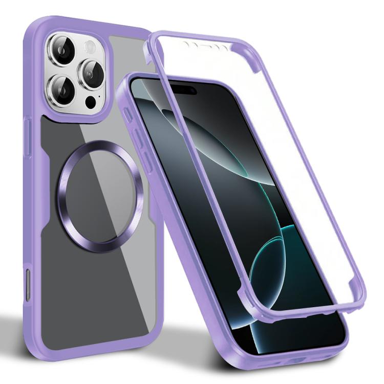 For iPhone 16 Pro CD Texture MagSafe Phone Case