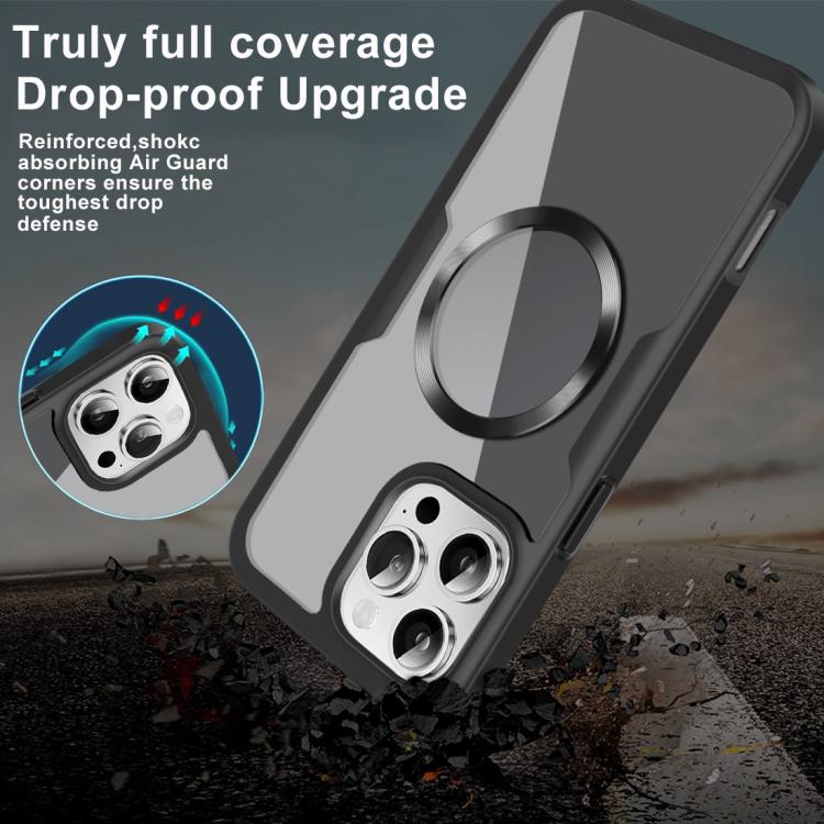 For iPhone 11 Pro Max CD Texture MagSafe Phone Case