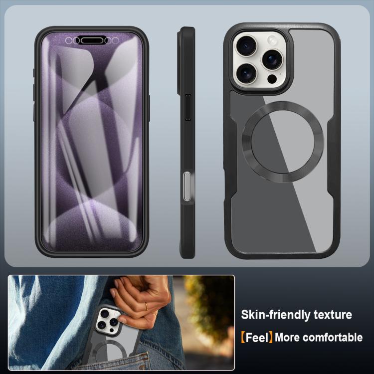 For iPhone 11 Pro CD Texture MagSafe Phone Case