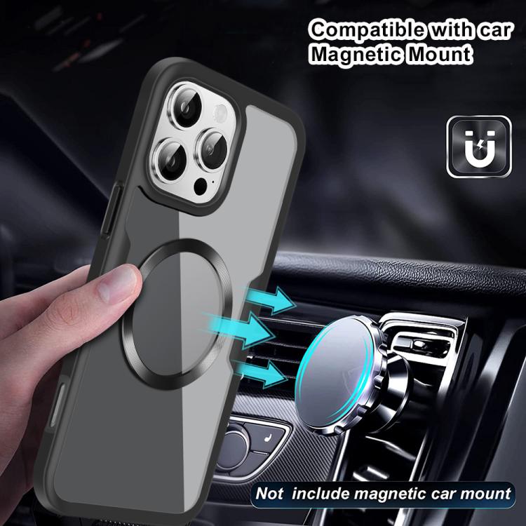 For iPhone 11 Pro Max CD Texture MagSafe Phone Case