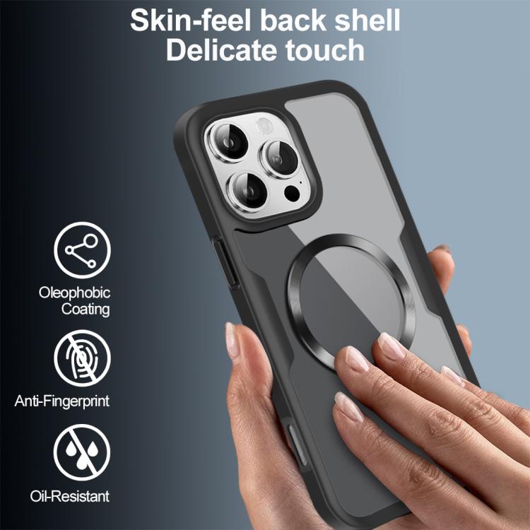 For iPhone 11 Pro Max CD Texture MagSafe Phone Case