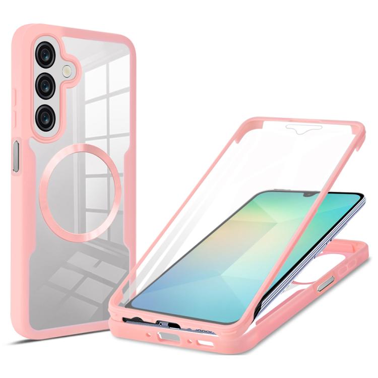 For Samsung Galaxy A26 5G CD Texture MagSafe Phone Case