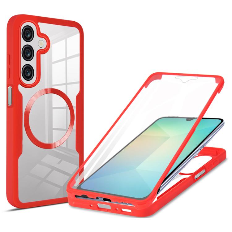 For Samsung Galaxy A26 5G CD Texture MagSafe Phone Case