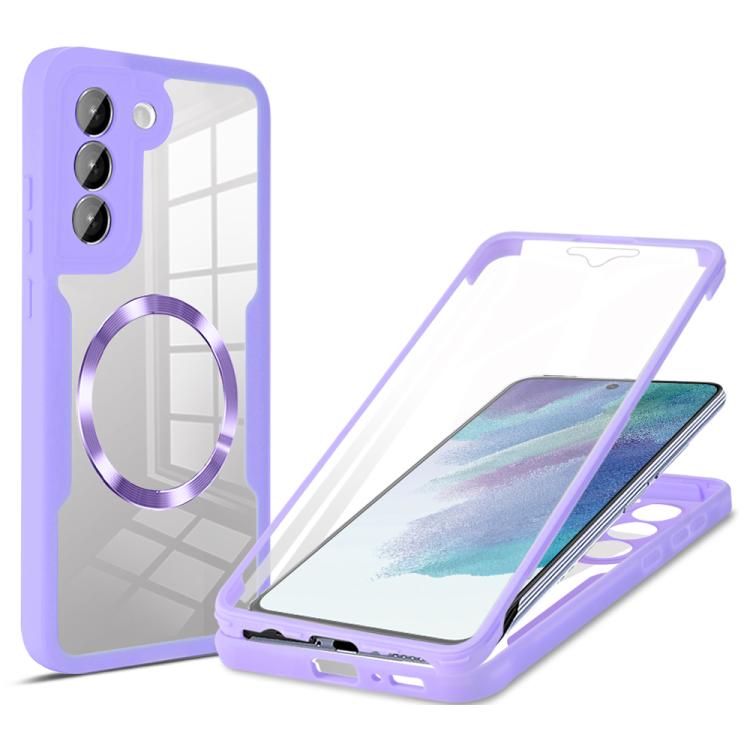 For Samsung Galaxy S21 FE 5G CD Texture MagSafe Phone Case
