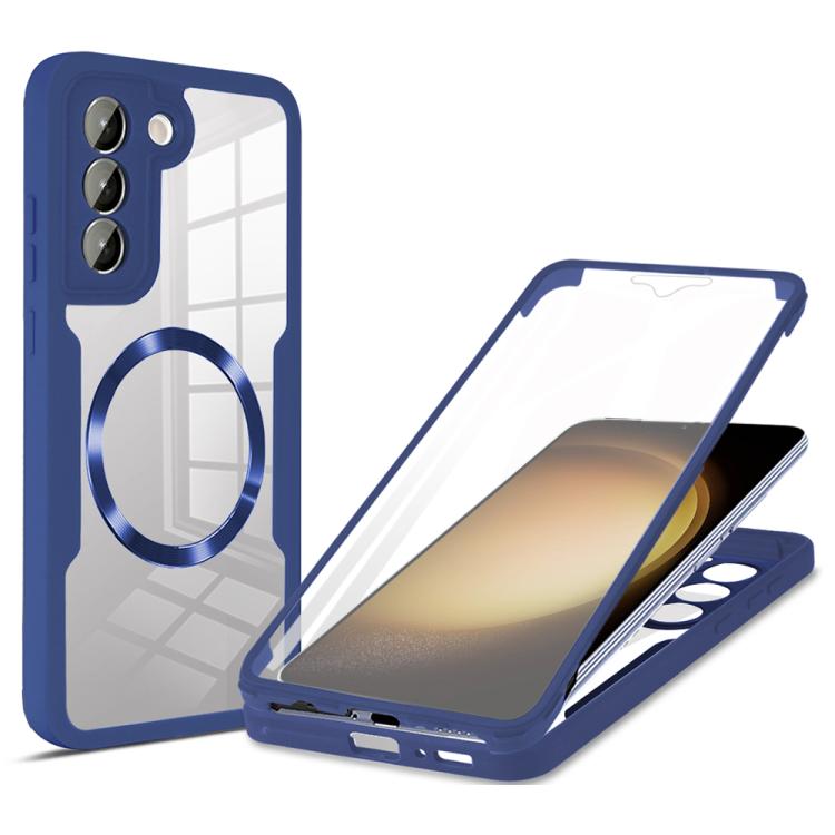 For Samsung Galaxy S23 5G CD Texture MagSafe Phone Case