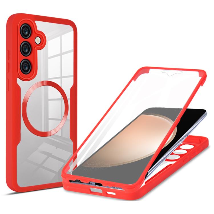 For Samsung Galaxy S23 FE 5G CD Texture Magsafe Phone Case