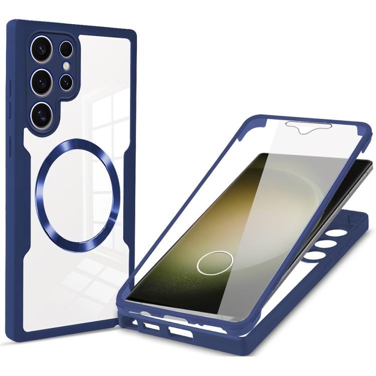 For Samsung Galaxy S23 Ultra 5G CD Texture MagSafe Phone Case