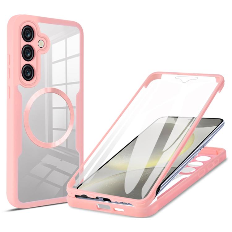 For Samsung Galaxy S24 FE 5G CD Texture MagSafe Phone Case