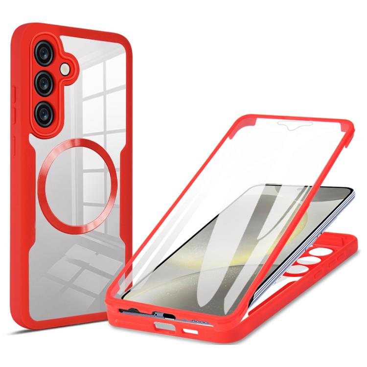 For Samsung Galaxy S24 FE 5G CD Texture MagSafe Phone Case