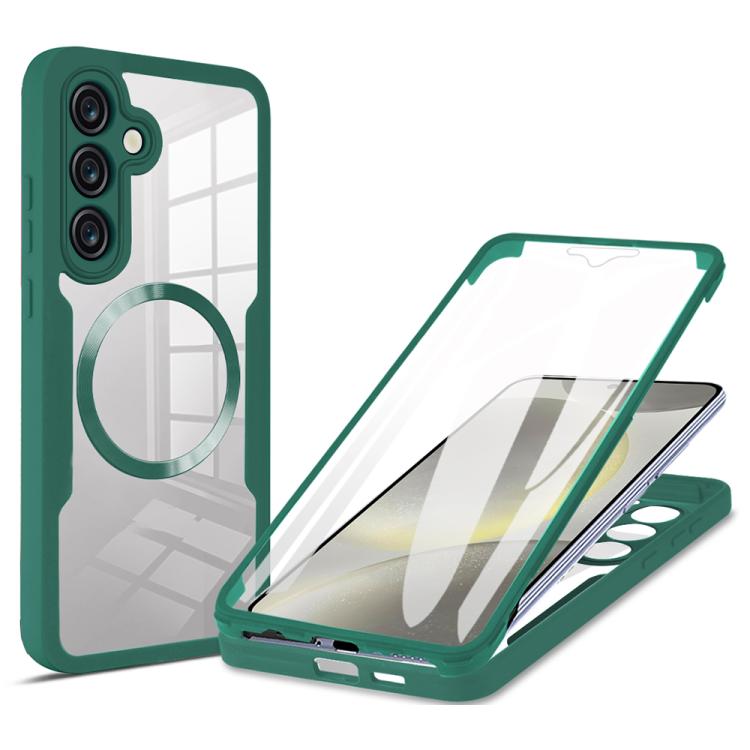 For Samsung Galaxy S24 FE 5G CD Texture MagSafe Phone Case