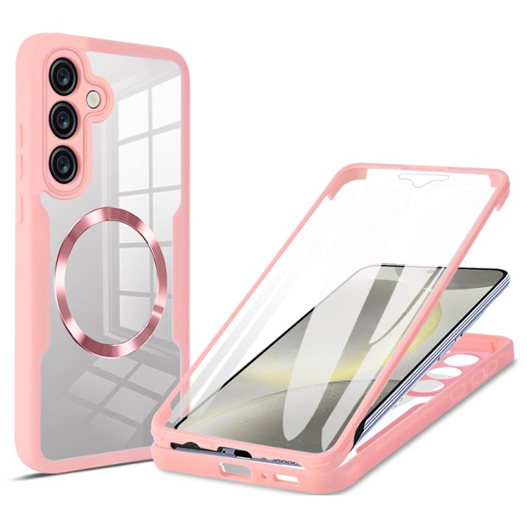 For Samsung Galaxy S25+ / S24+ 5G CD Texture MagSafe Phone Case