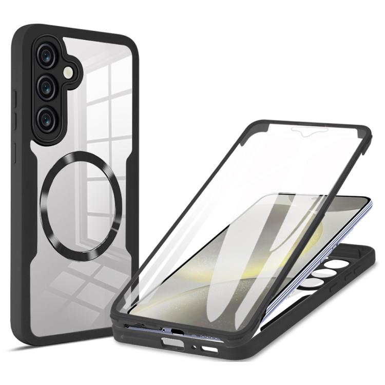 For Samsung Galaxy S25+ / S24+ 5G CD Texture MagSafe Phone Case