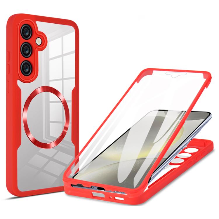For Samsung Galaxy S25+ / S24+ 5G CD Texture MagSafe Phone Case