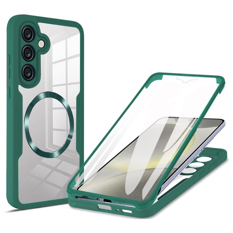 For Samsung Galaxy S25+ / S24+ 5G CD Texture MagSafe Phone Case