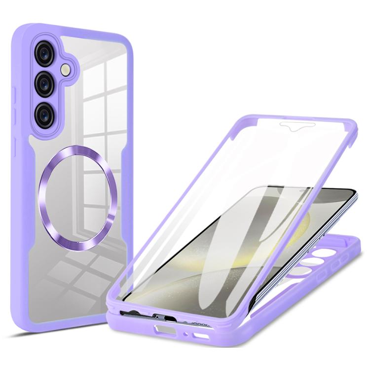 For Samsung Galaxy S25+ / S24+ 5G CD Texture MagSafe Phone Case