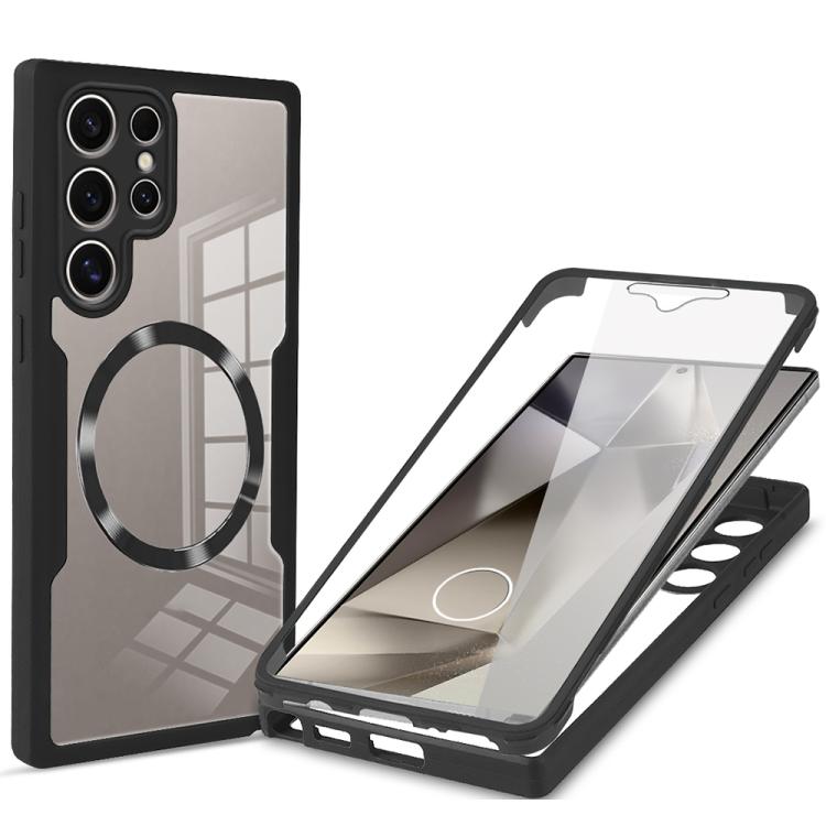 For Samsung Galaxy S24 Ultra 5G CD Texture Magsafe Phone Case