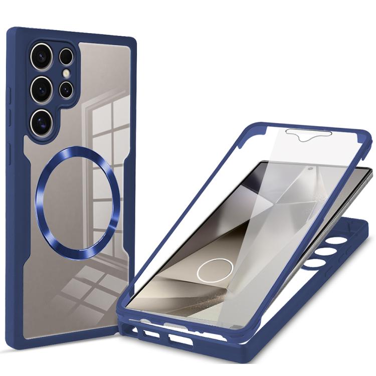For Samsung Galaxy S24 Ultra 5G CD Texture Magsafe Phone Case