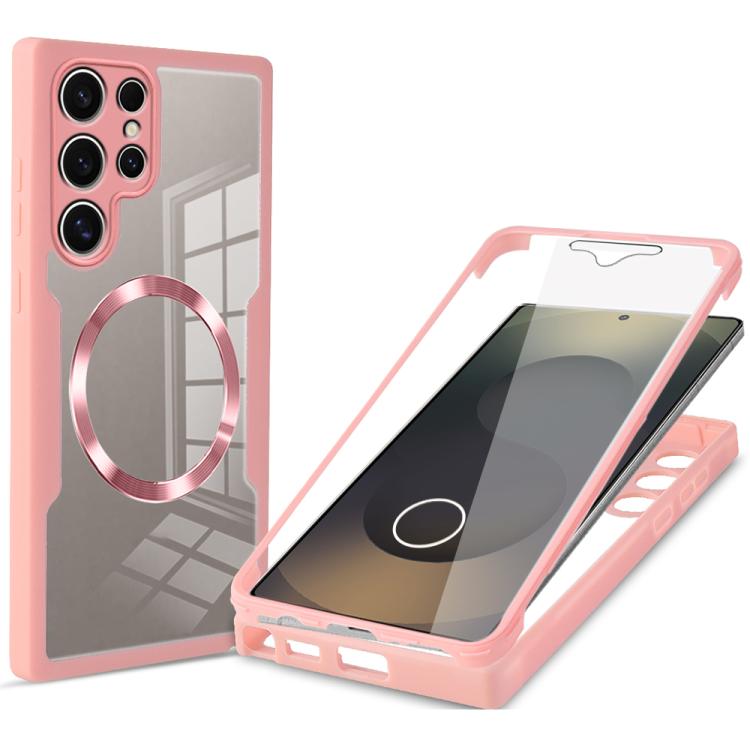 For Samsung Galaxy S25 Ultra 5G CD Texture MagSafe Phone Case