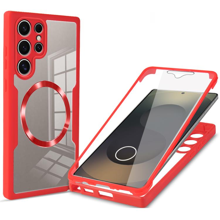 For Samsung Galaxy S25 Ultra 5G CD Texture MagSafe Phone Case