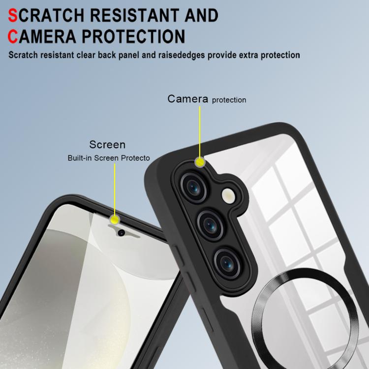 For Samsung Galaxy S23 5G CD Texture MagSafe Phone Case