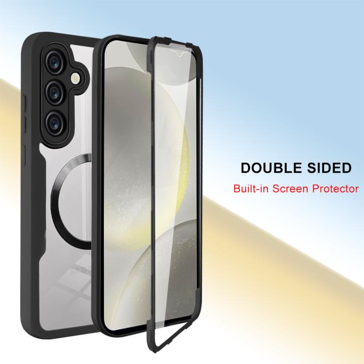 For Samsung Galaxy S23 5G CD Texture MagSafe Phone Case